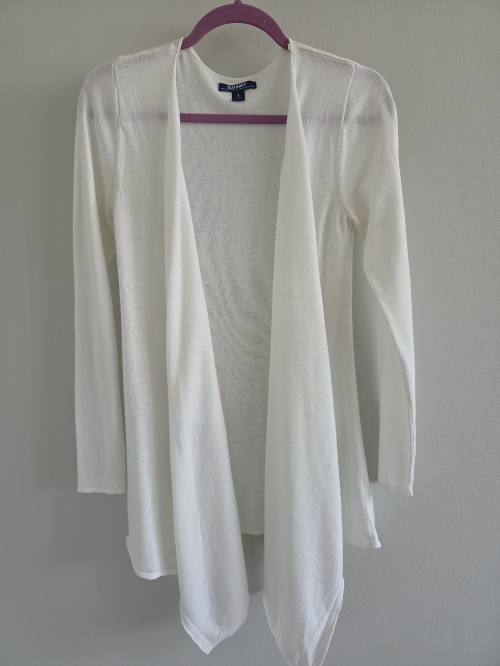 Old Navy Lightweight Open-Front Women's Sweater Cardigan - White